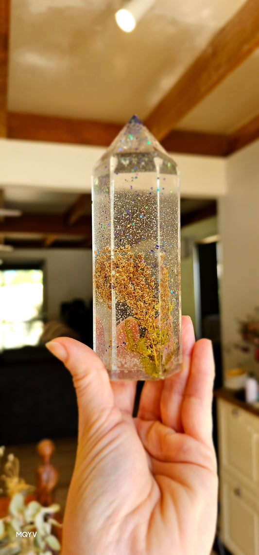 Large crystal tower