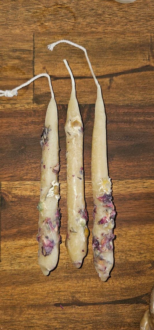 wildcrafted ritual candles